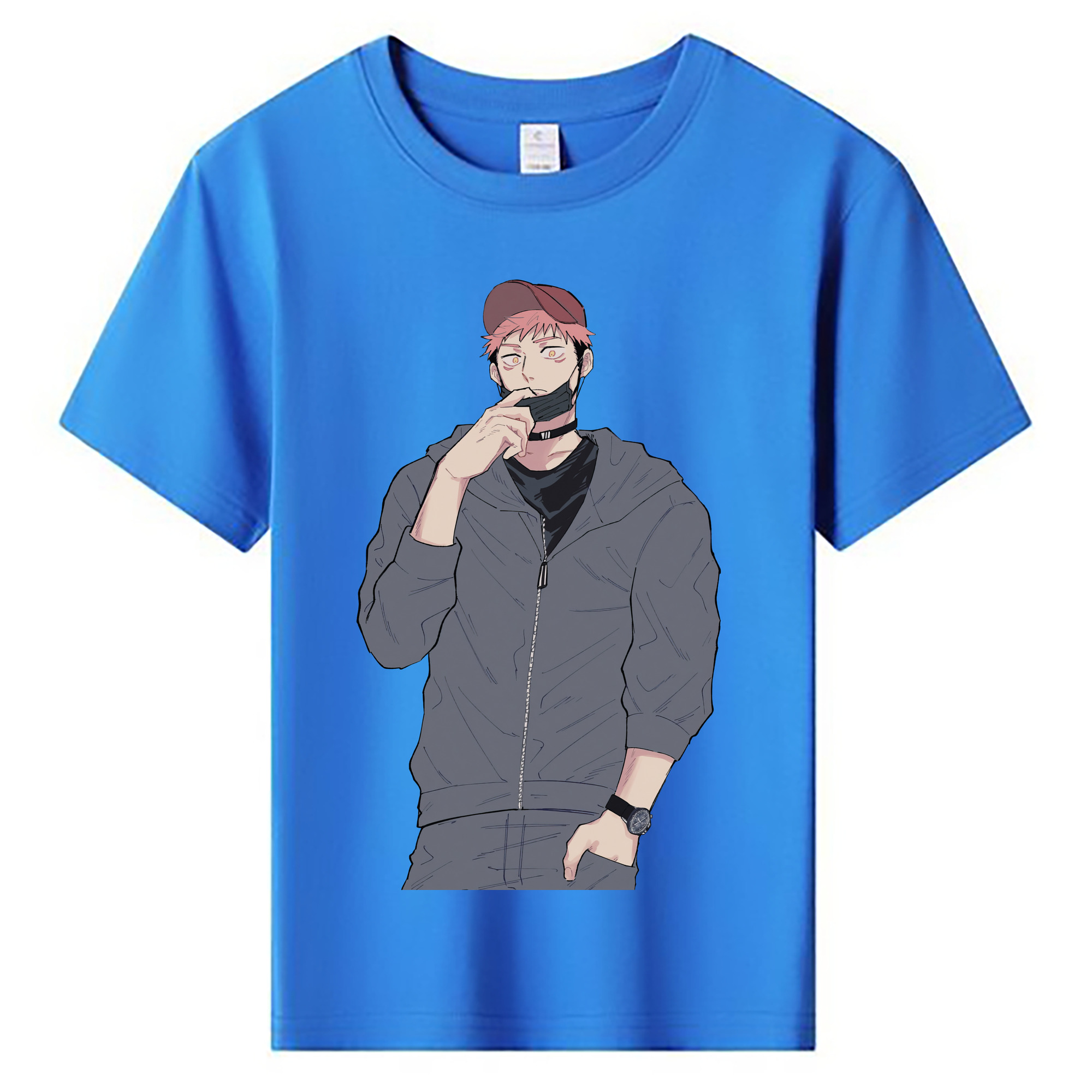 （画像用） 呪術廻戦 Jujutsu Kaisen 綿100％キッズTシャツ（フロントプリント）